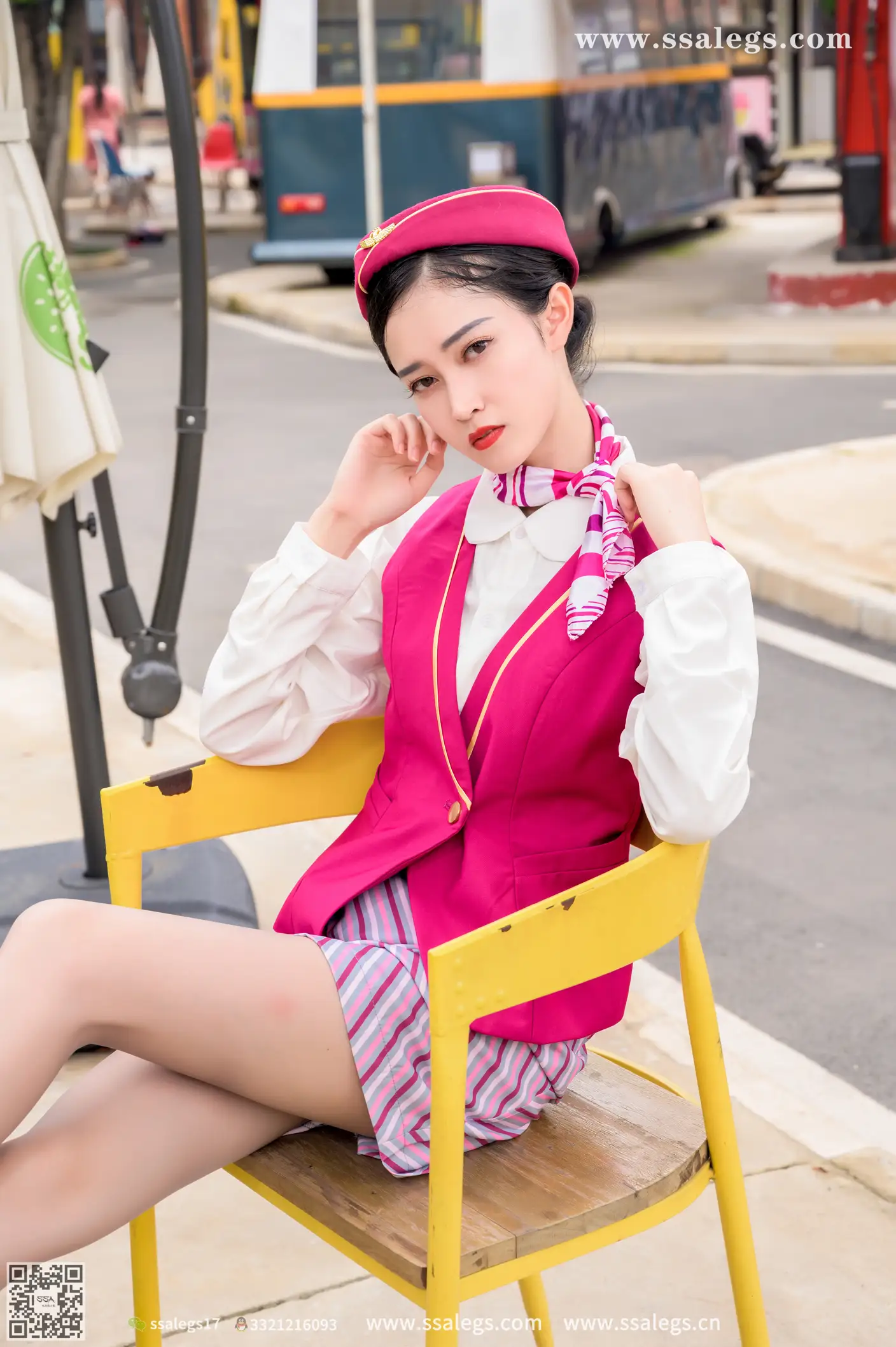 [Mzsock] NO.436 Her long dream of being a stewardess (Part 2) silk club#[127P]-43