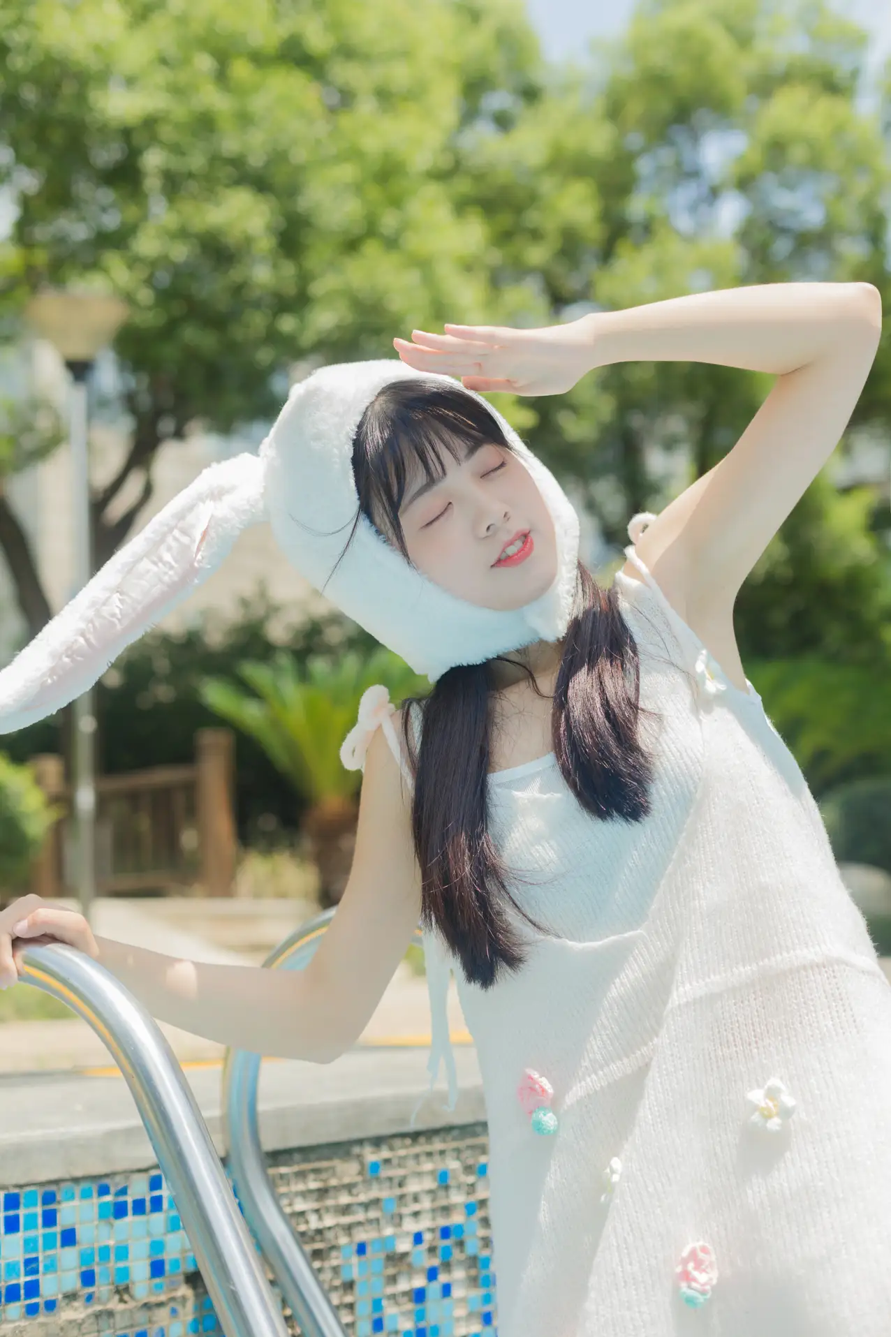 [YITUYU] 2022.07.09 Vol.1429 – Rabbit in the Summer Pool Cute bubbles#[36P]-21